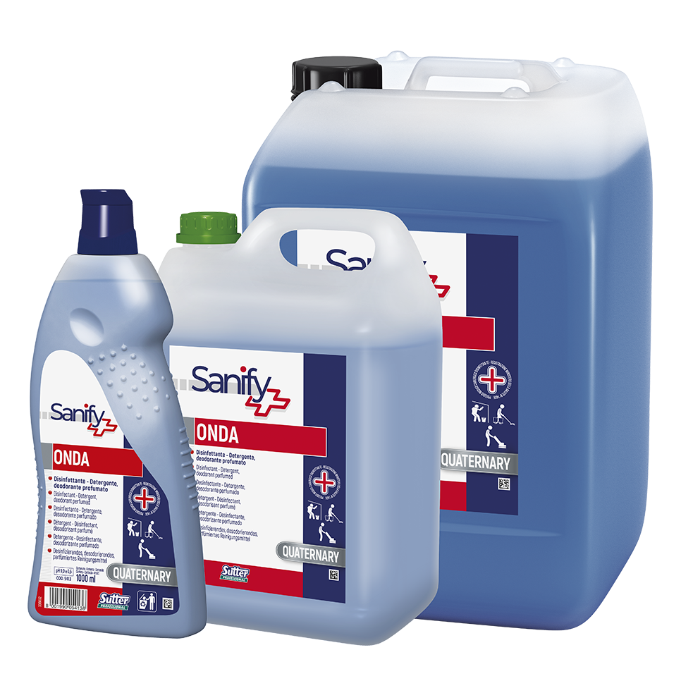 Onda - detergente disinfettante prodotto da Sutter professional Spa