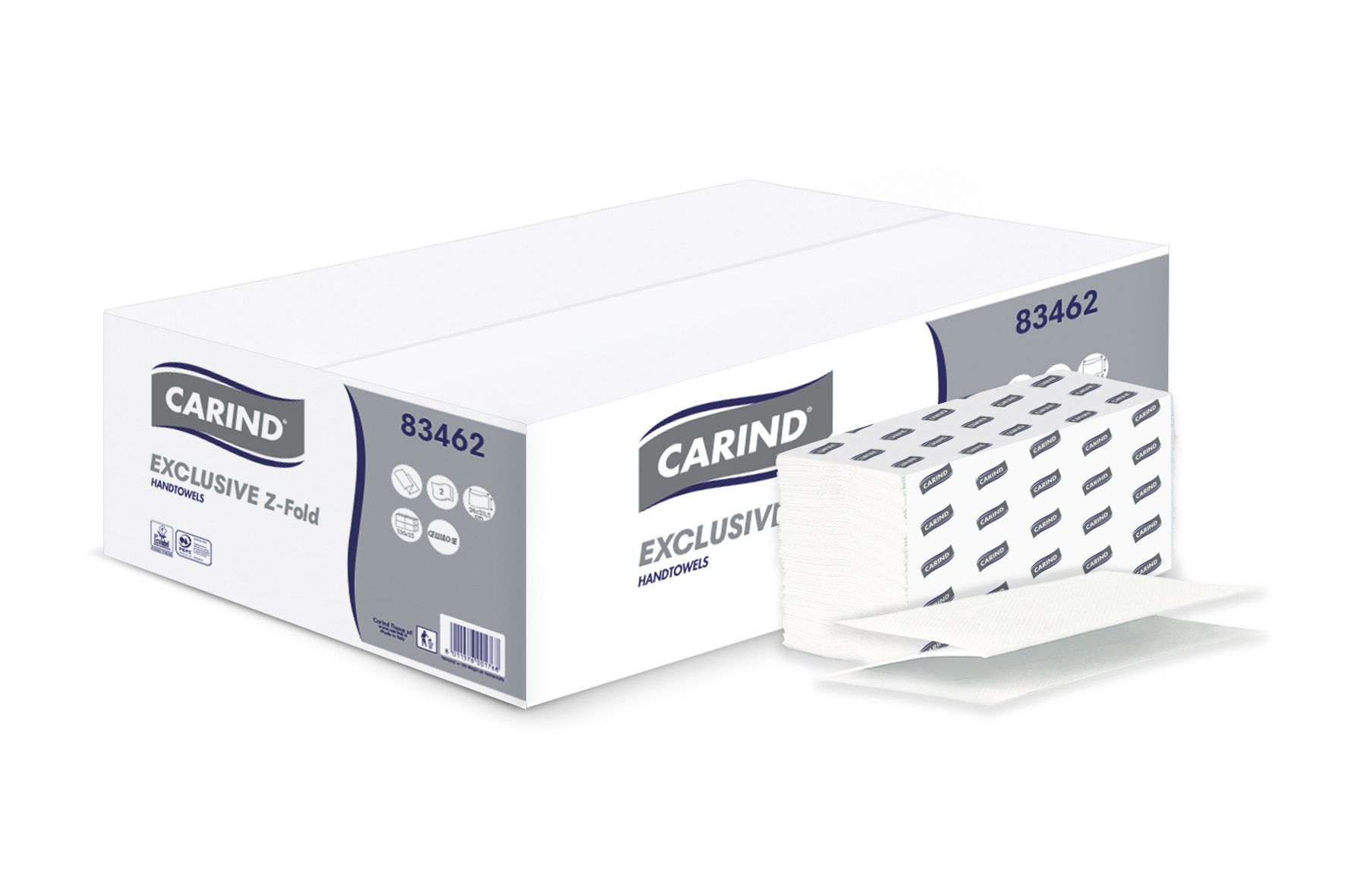 Asciugamani exclusive cod.83462 piegato a Z